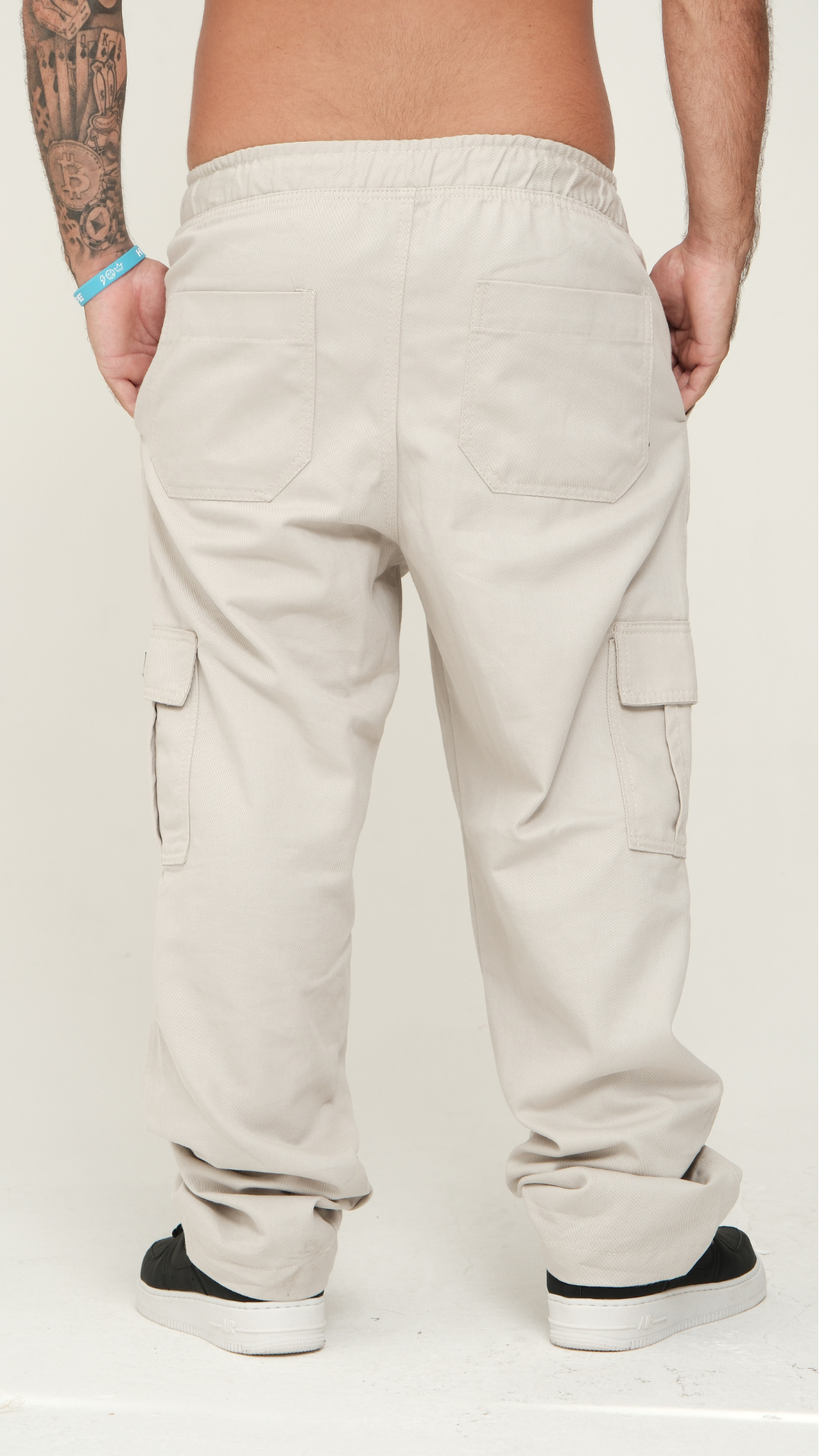 Calça cargo areia